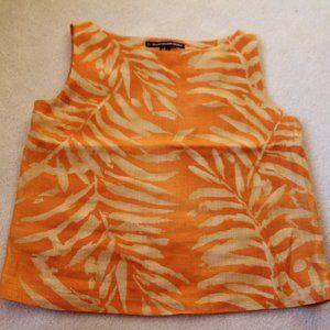 Linen Ellen Tracy top Size 4